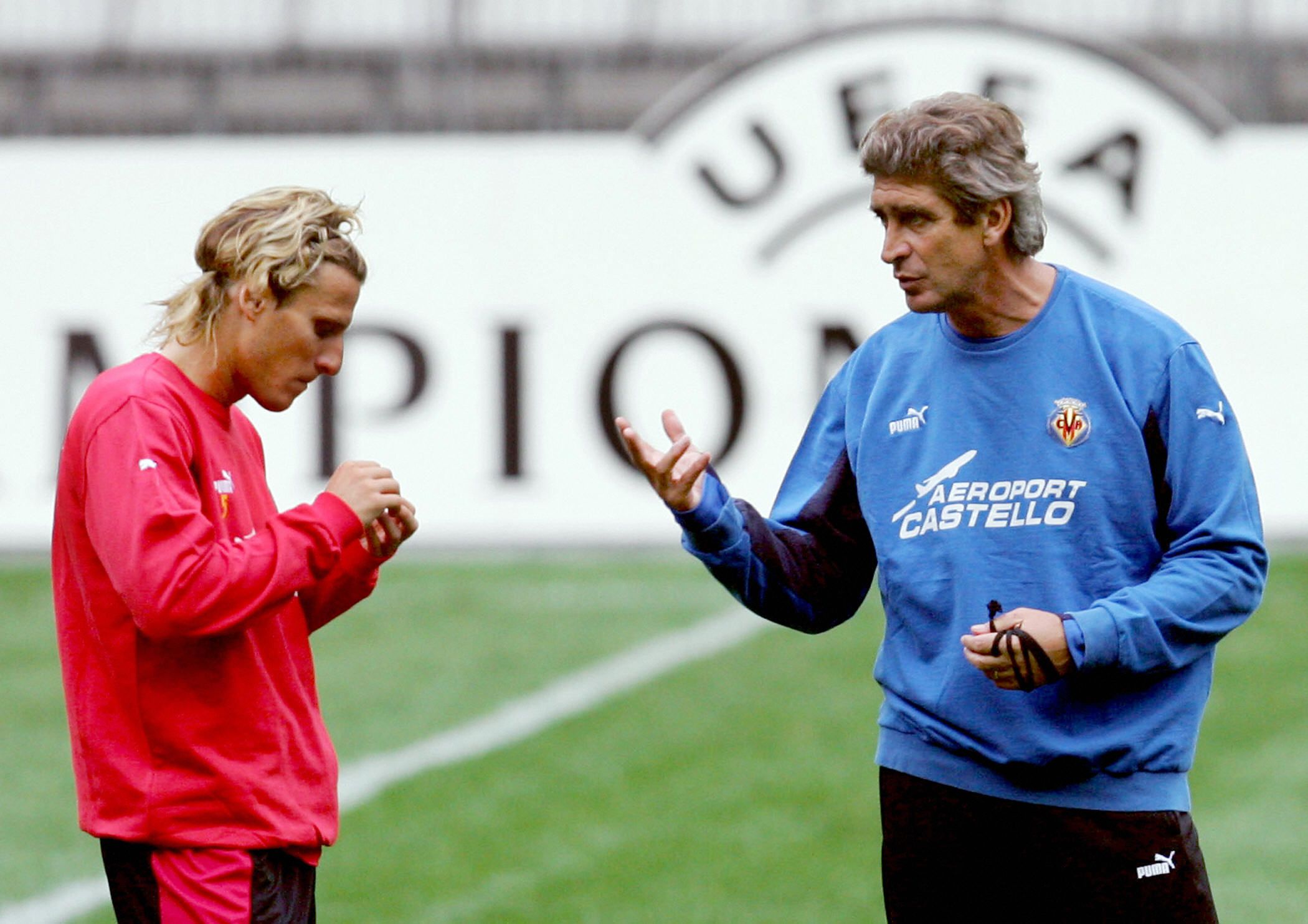 Forlán y Pellegrini en Villarreal