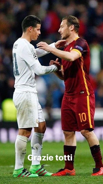 Instagram James Rodríguez - Totti