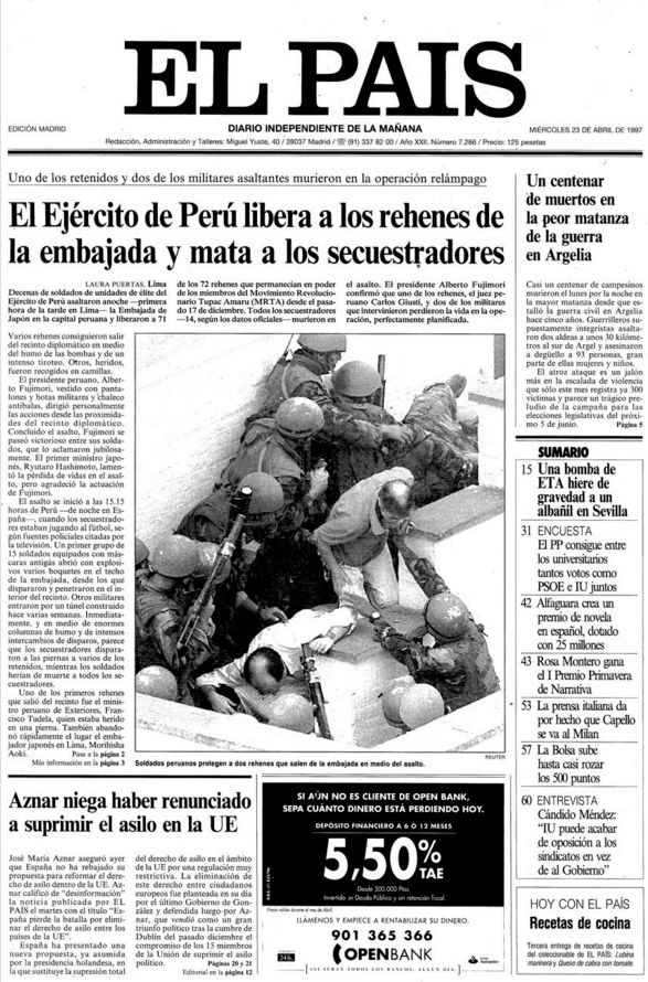 Perú. Secuestro embajada 1997 (sin editar)