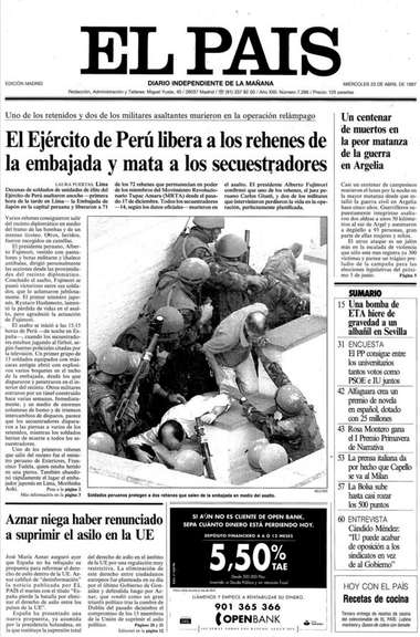 Perú. Secuestro embajada 1997 (sin editar)