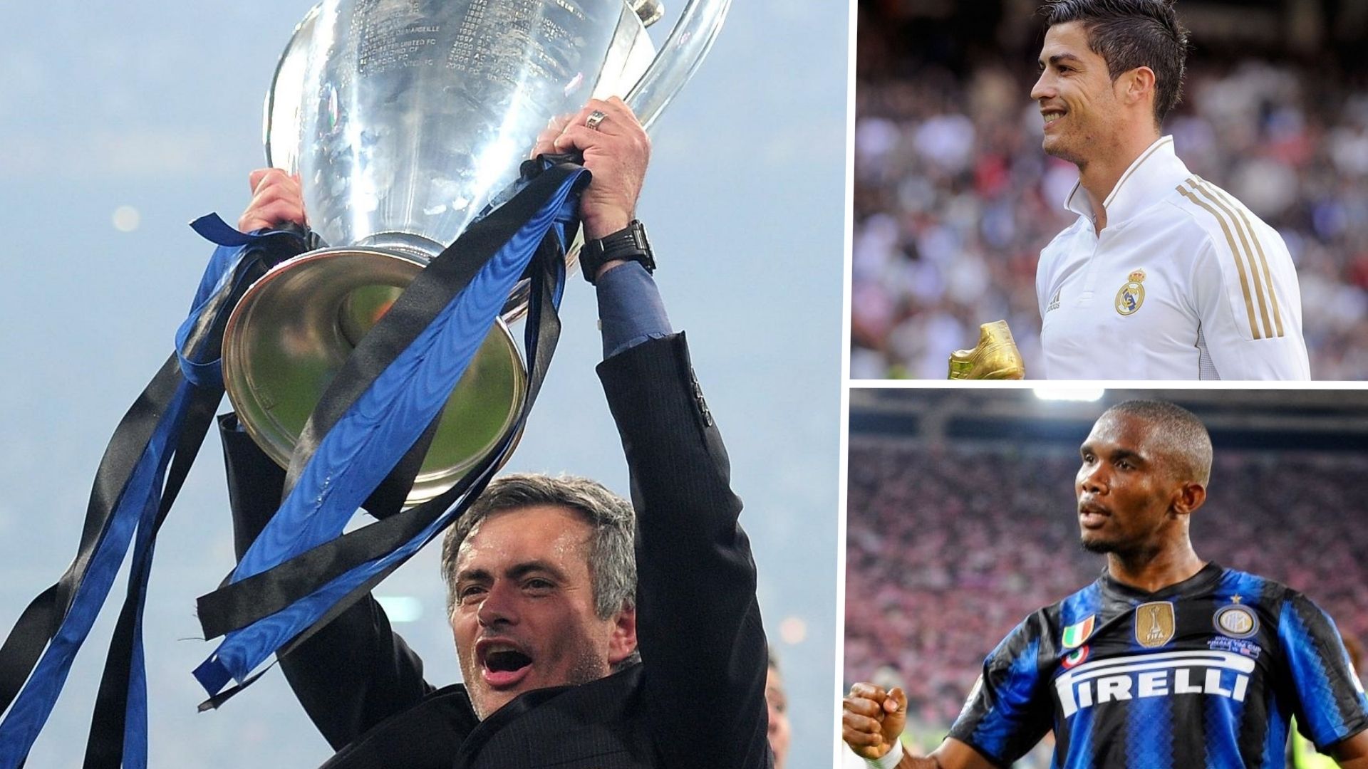 Mourinho Ronaldo Eto'o