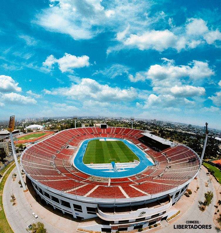 Imagem geral do estádio Nacional de Santiago, no Chile