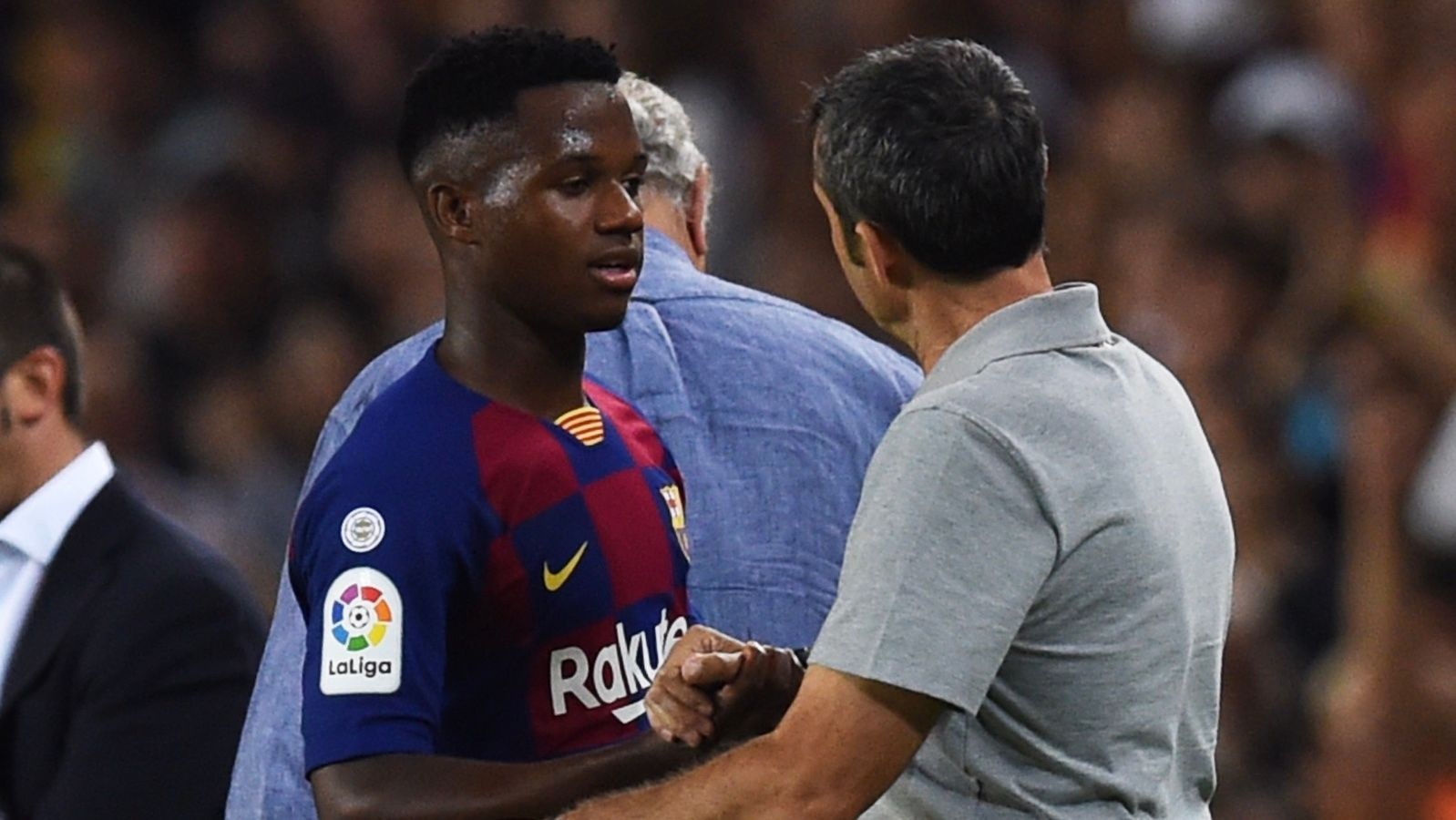 Ansu Fati Ernesto Valverde Barcelona