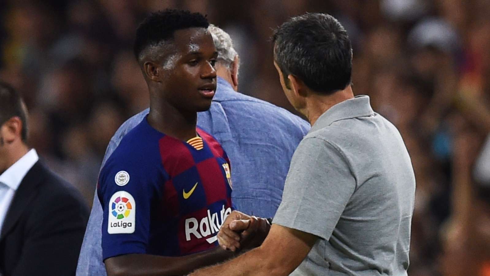 Ansu Fati Ernesto Valverde Barcelona