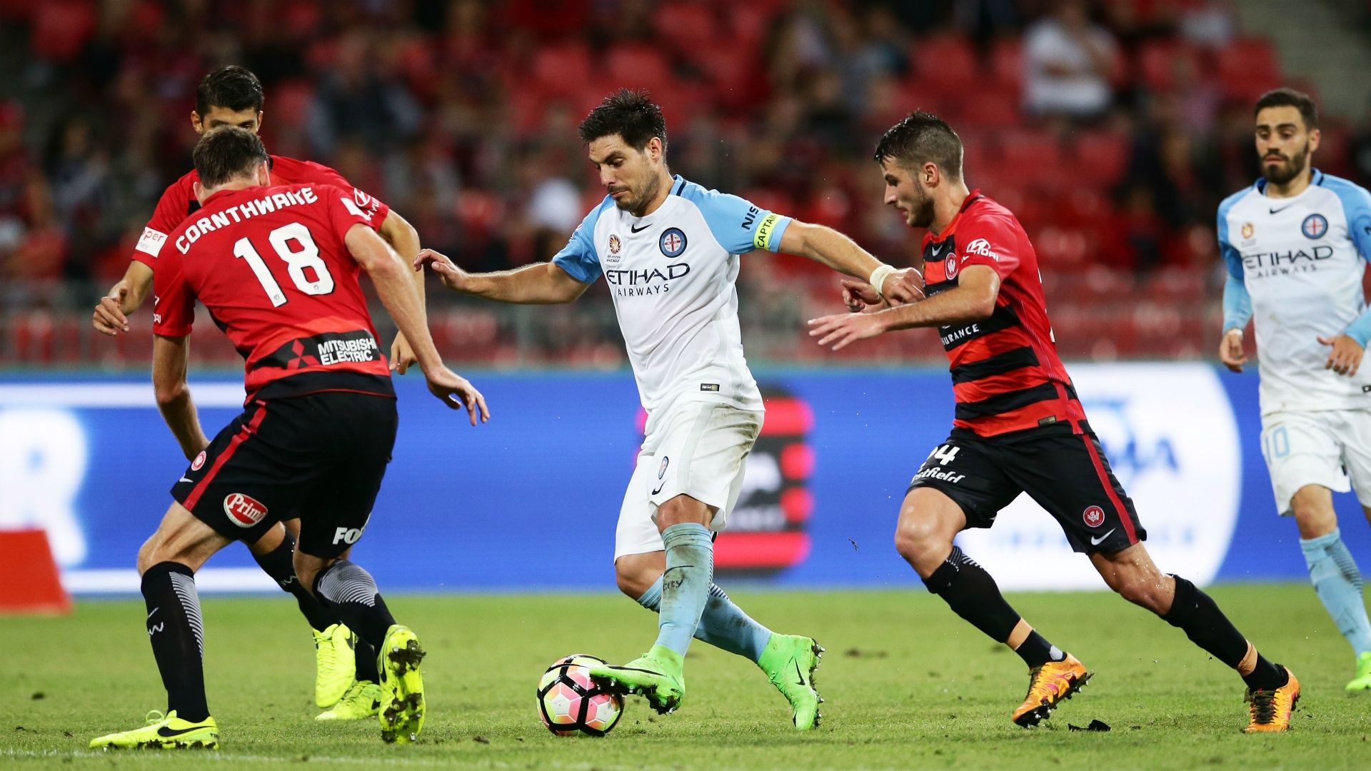 Bruno Fornaroli Western Sydney Wanderers v Melbourne City A-League 24032017