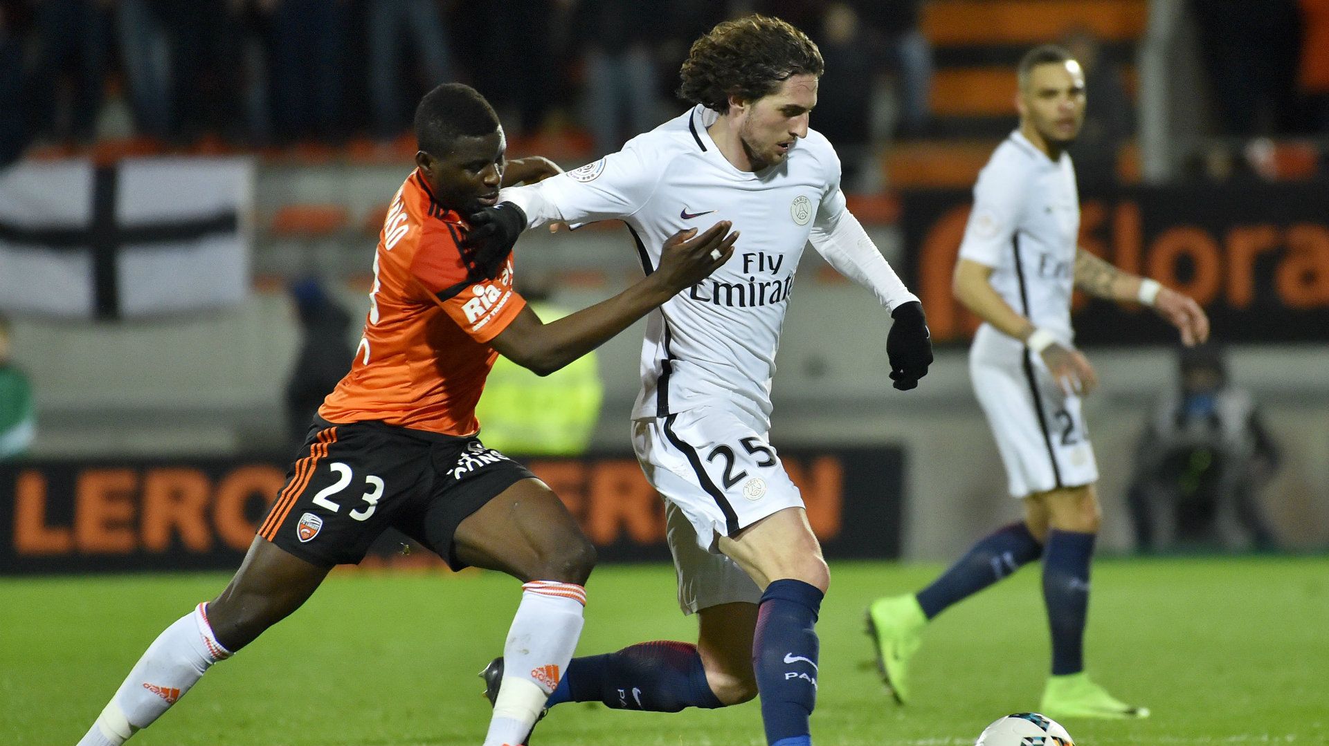 Wakaso Rabiot Lorient PSG Ligue 1 12032017