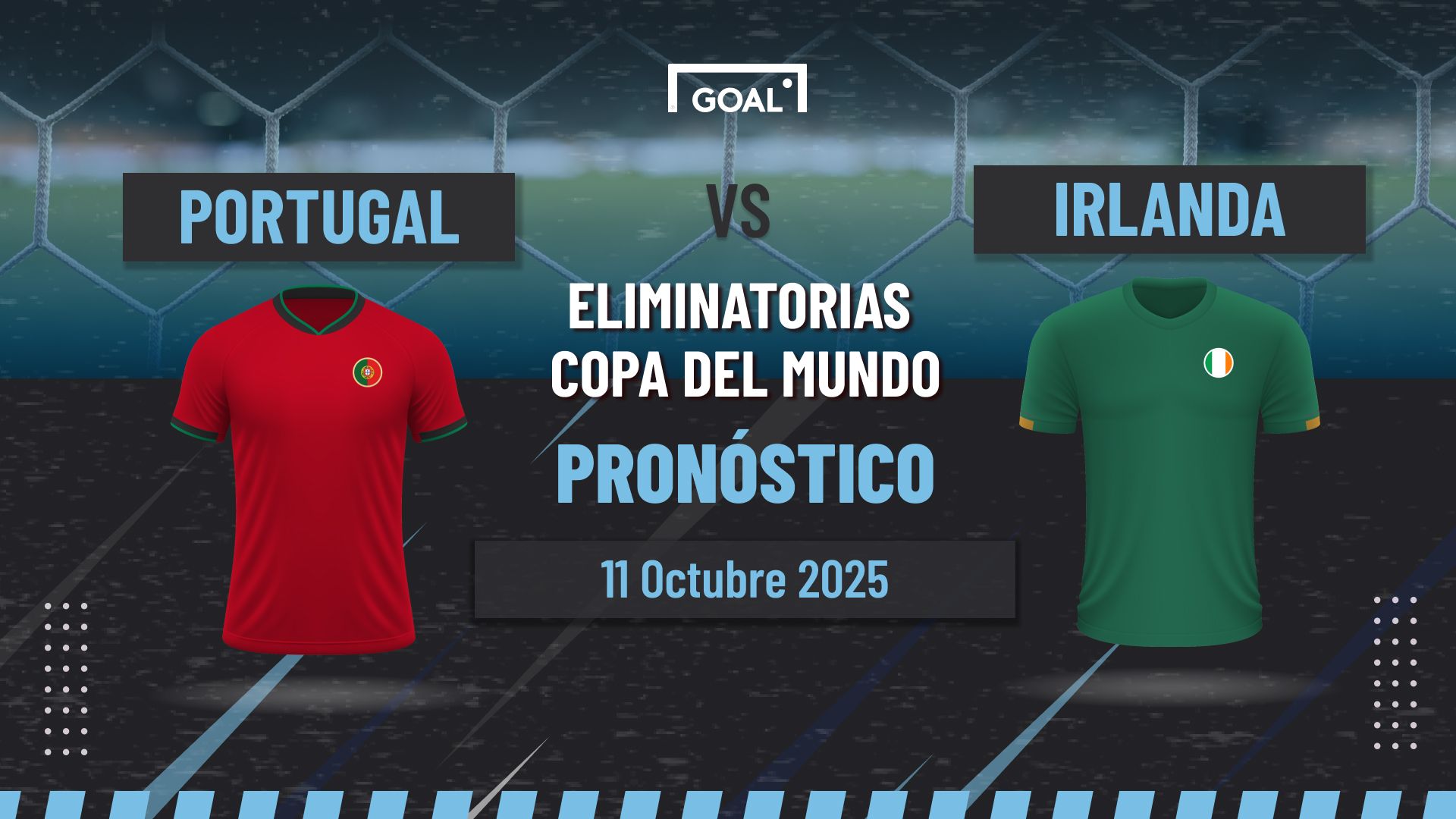 Portugal vs República de Irlanda Pronóstico y Apuestas Eliminatorias Copa del Mundo | 11/10/25