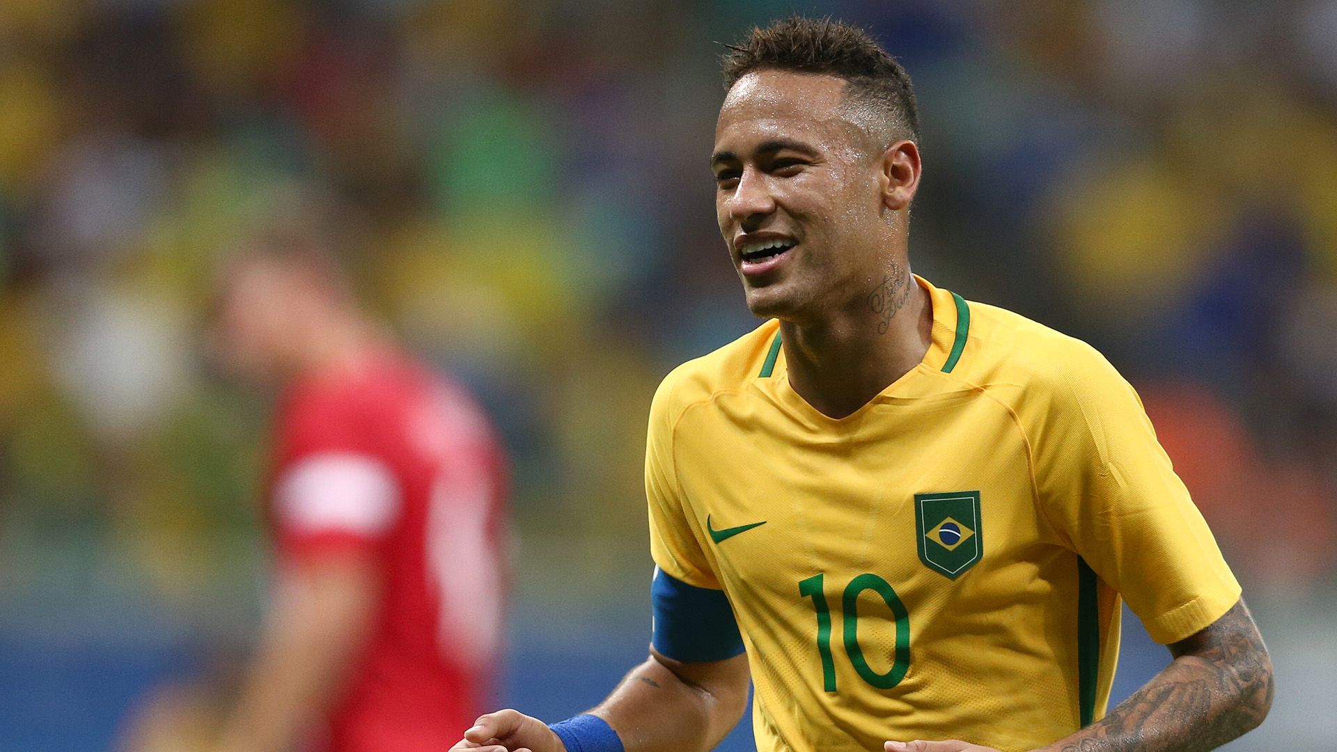 Neymar Denmark Brazil Rio 2016 Olympics 10082016