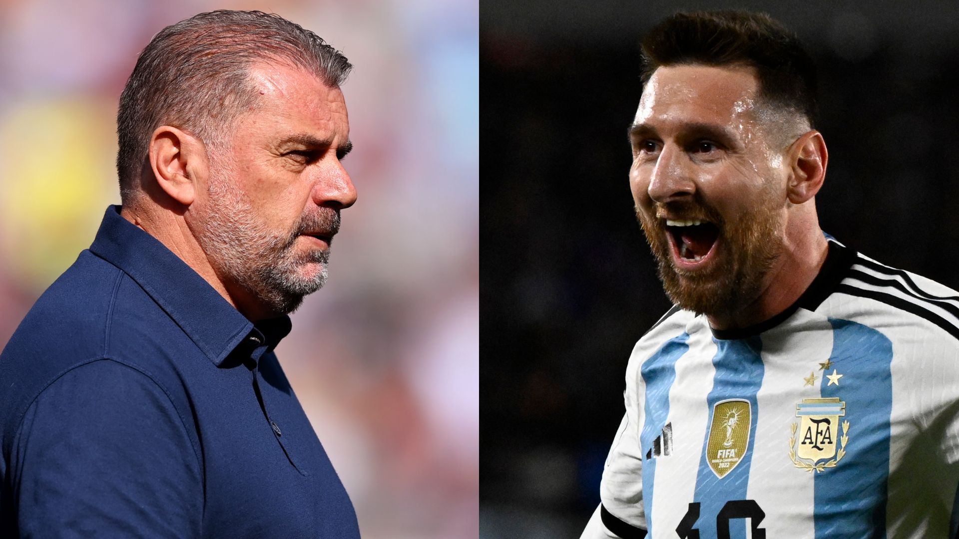 Ange Postecoglou Lionel Messi