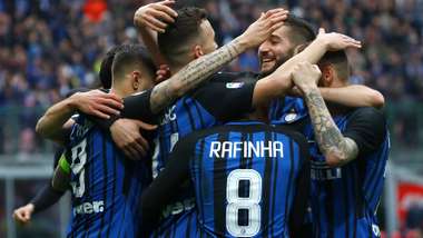 Celebrating Inter Verona Serie A