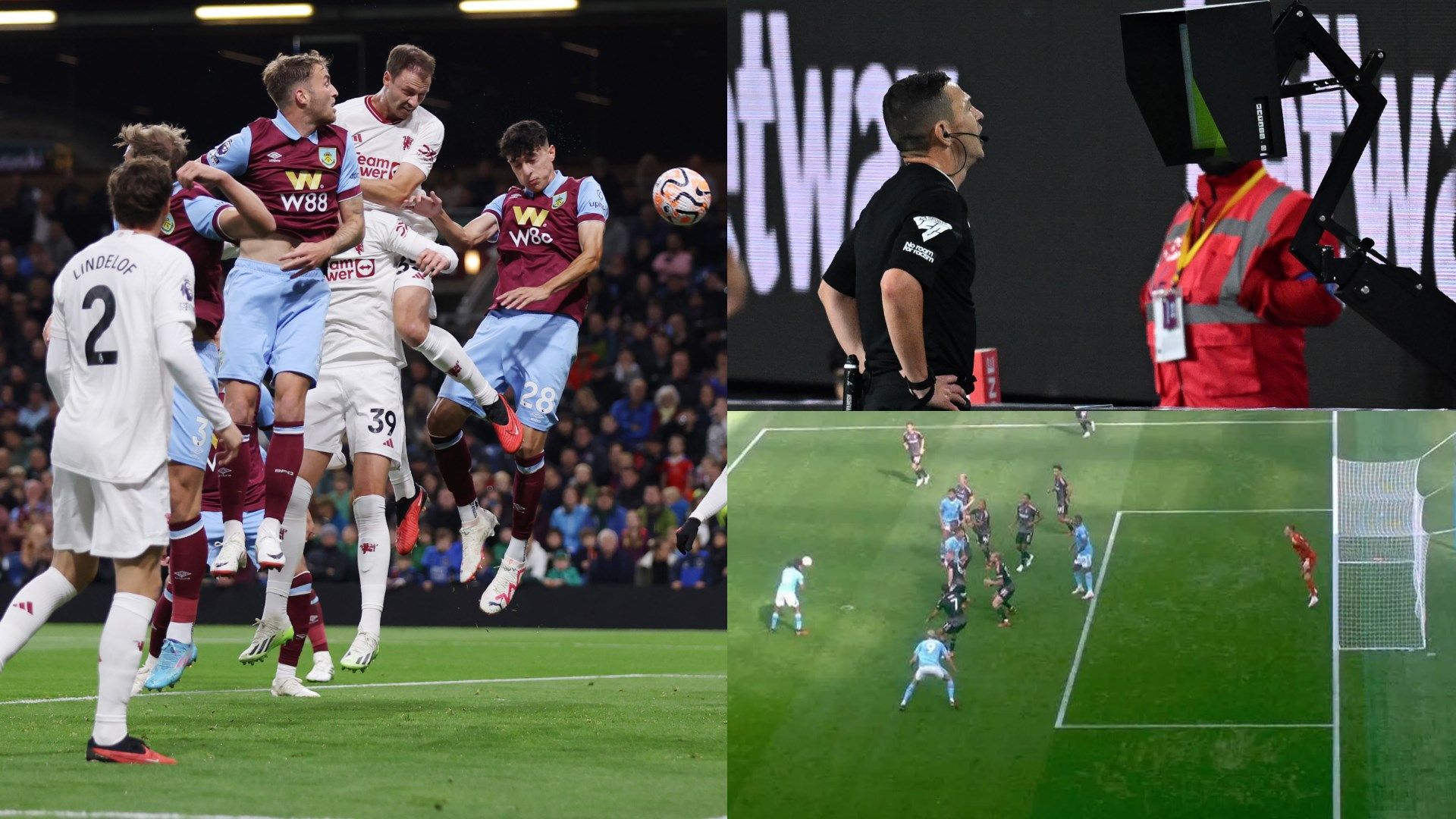 Jonny Evans Manchester United Burnley Manchester City Nathan Ake