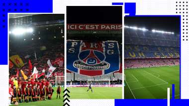 GFX Anfield Parc des Princes Camp Nou