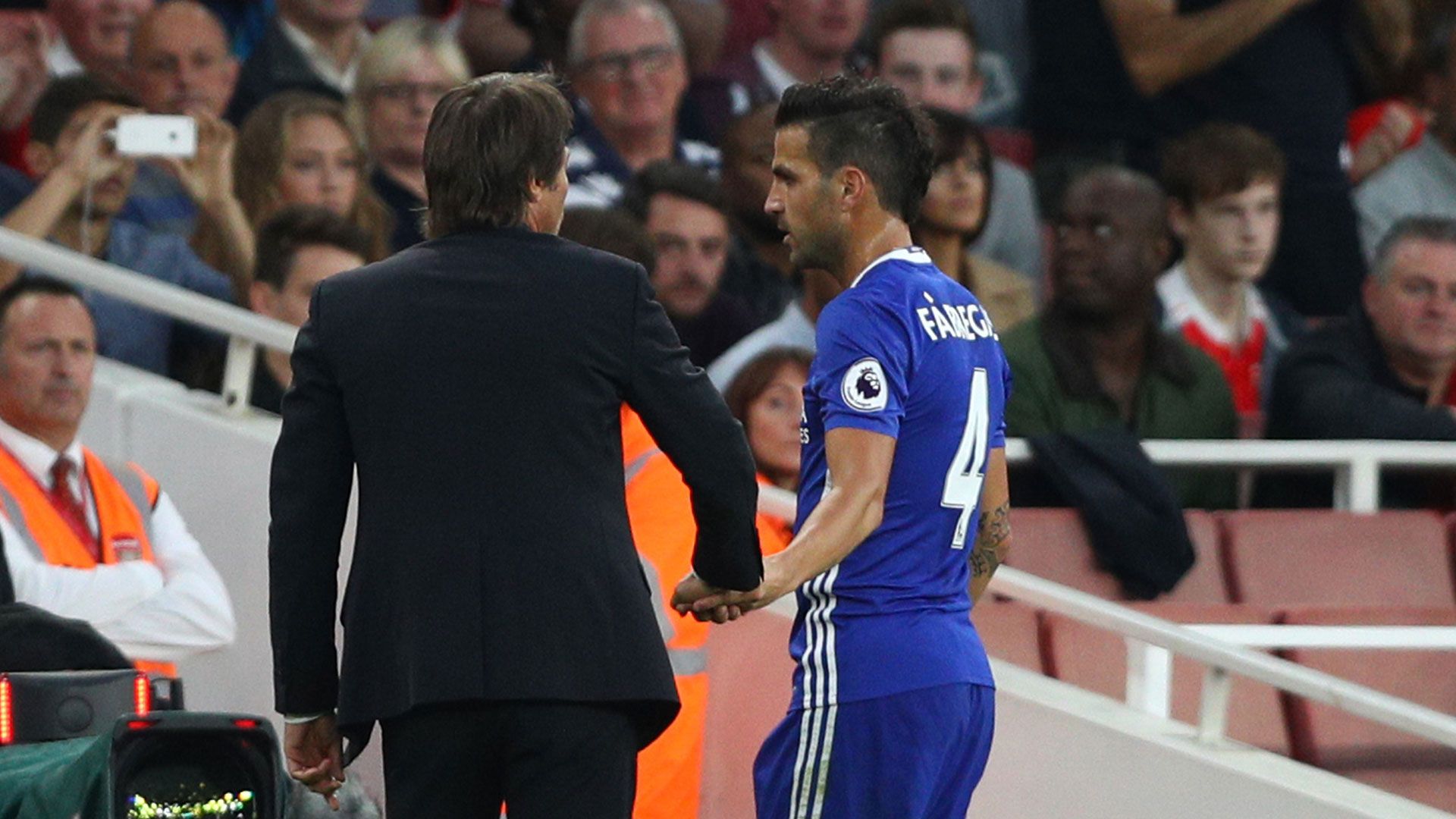 Antonio Conte Cesc Fabregas FC Chelsea