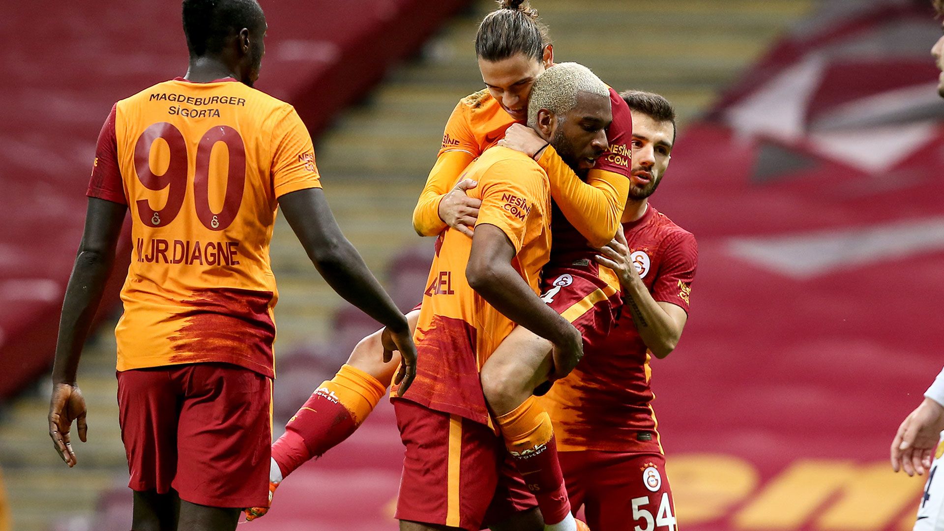 Galatasaray Goal Celebration v Ankaragucu 10312020