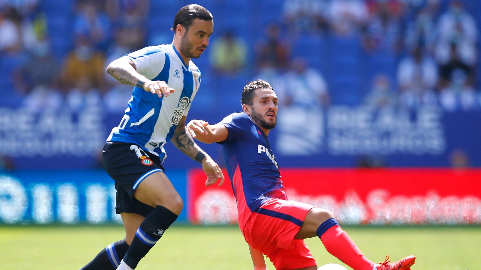 Raúl de Tomás y Koke, Espanyol vs. Atlético de Madrid