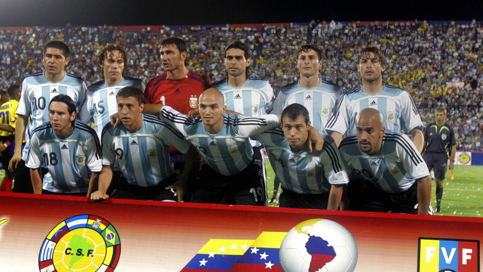 Lionel Messi Juan Roman Riquelme Argentina