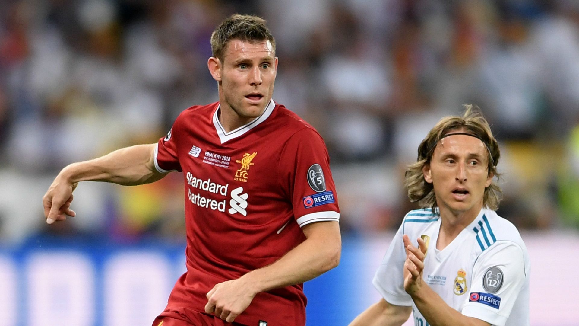 James Milner Liverpool Luka Modric Real Madrid Champions League
