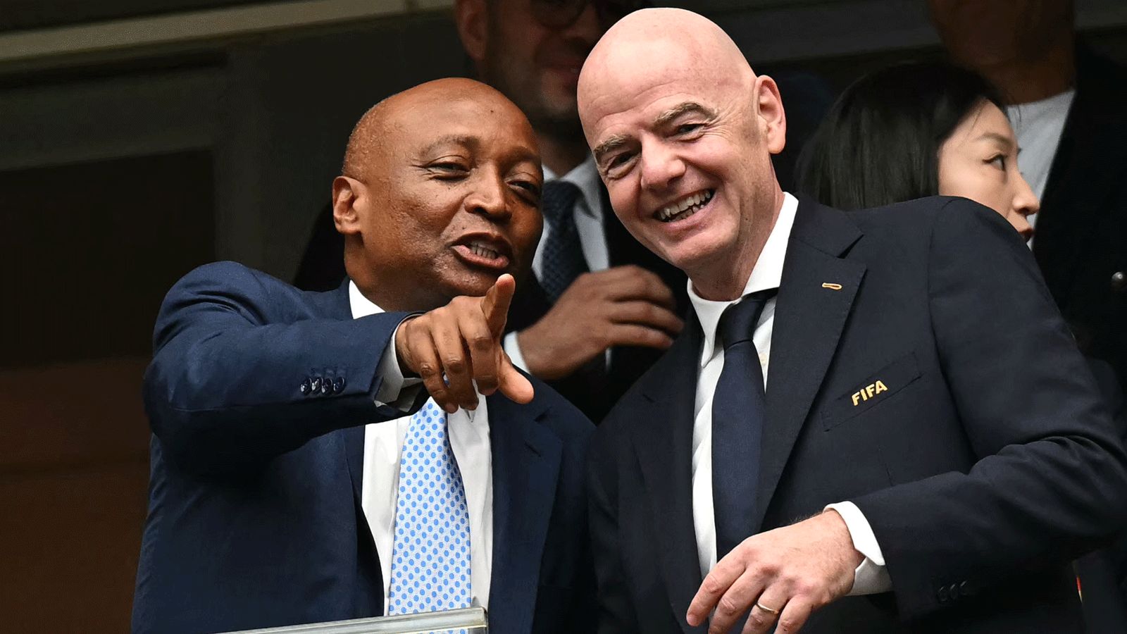 Gianni Infantino Patrice Motsepe