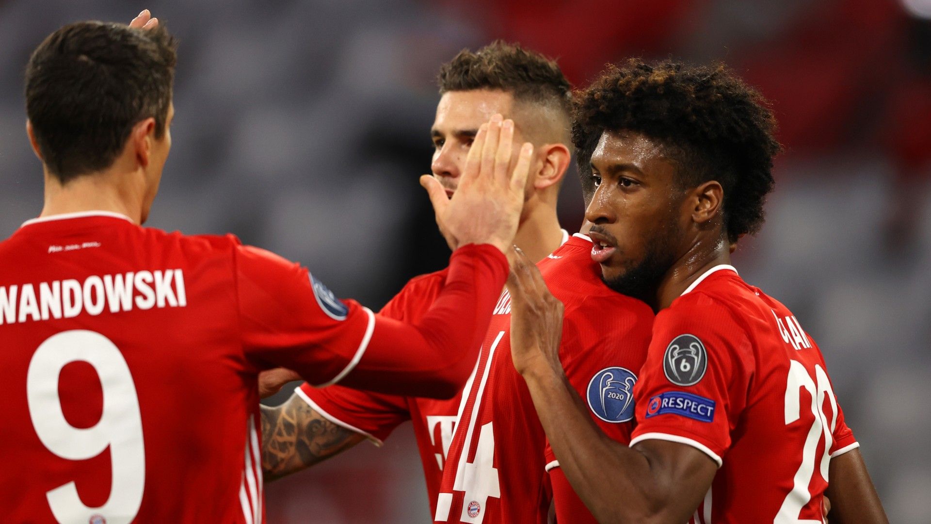 Kingsley Coman Bayern Atletico 2020