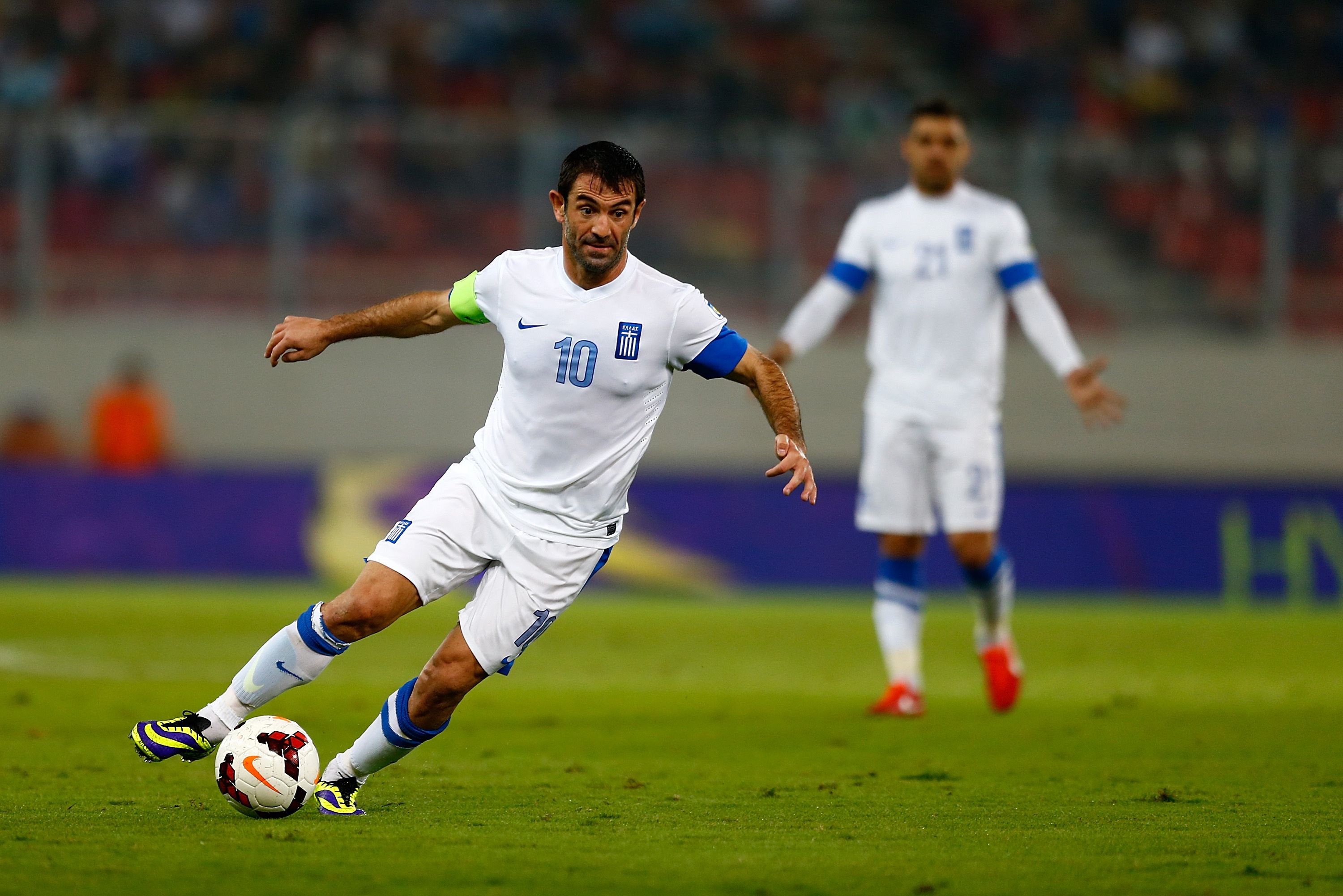 Greece captain Giorgos Karagounis