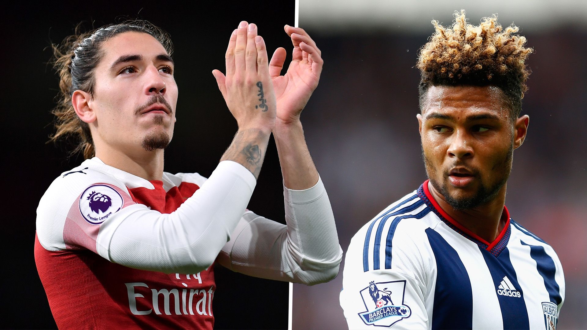 Hector Bellerin Serge Gnabry Arsenal West Brom