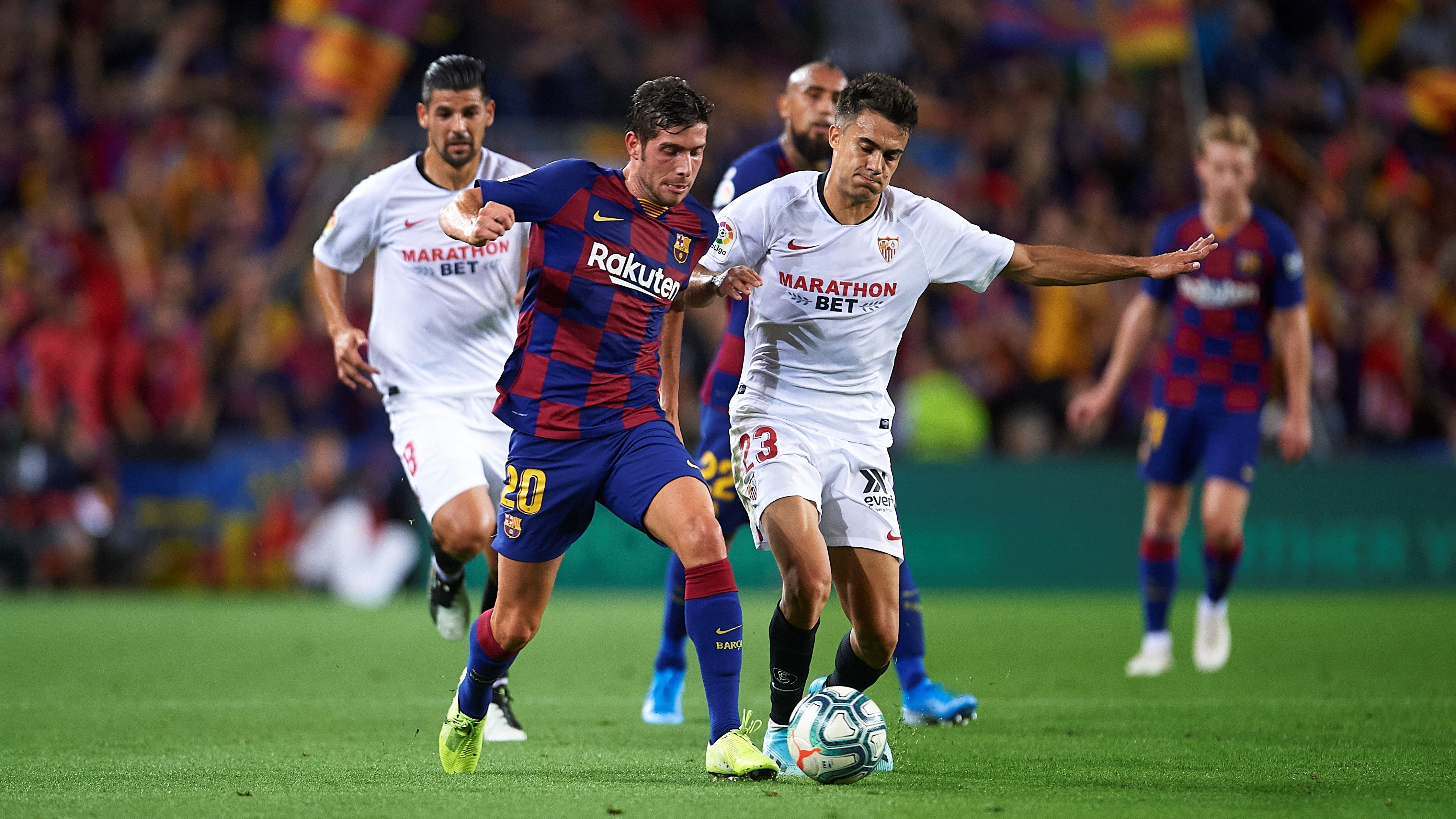 Sergi Roberto Sergio Reguilon Barcelona Sevilla LaLiga 06102019