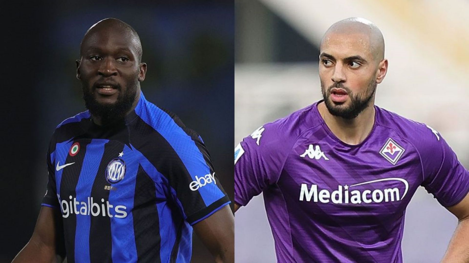 Romelu Lukaku Inter Sofyan Amrabat Fiorentina