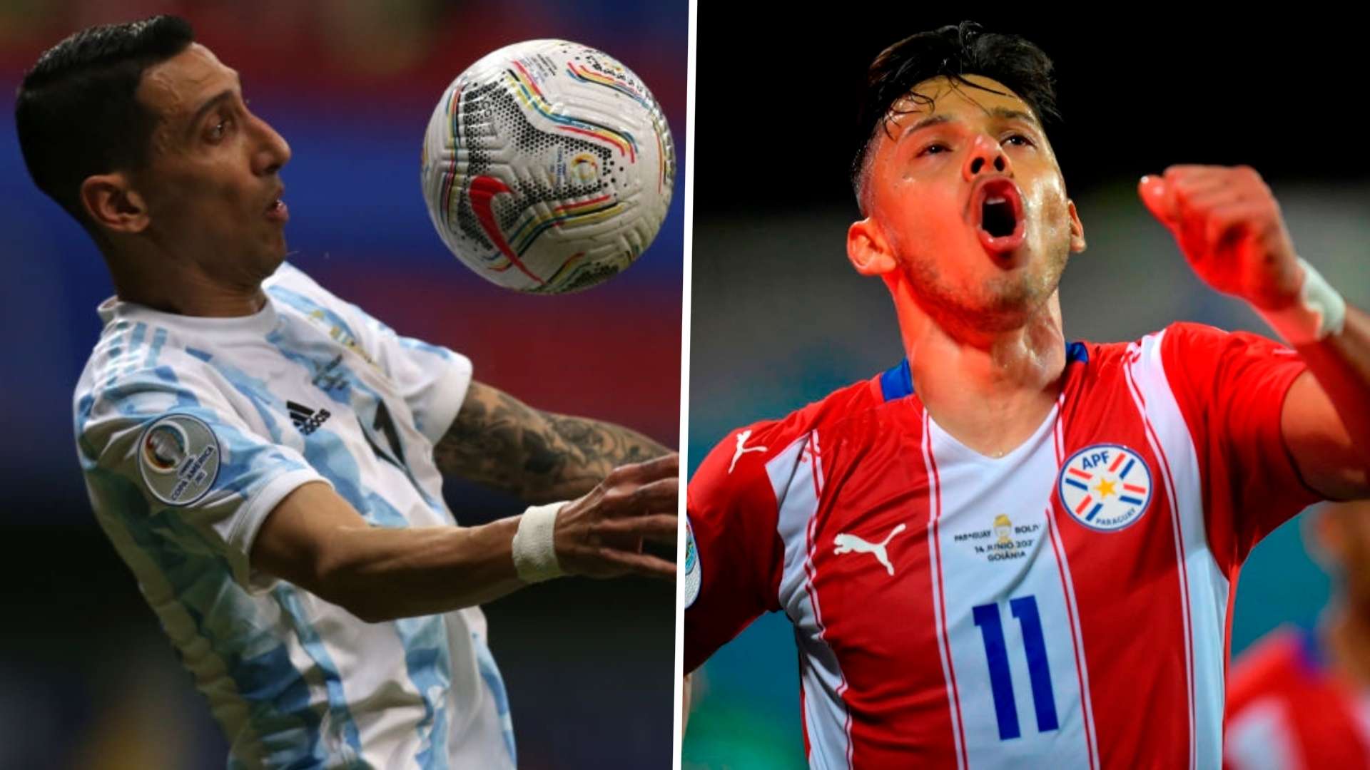 hora del partido y señales del argentina vs paraguay por la copa américa 2021