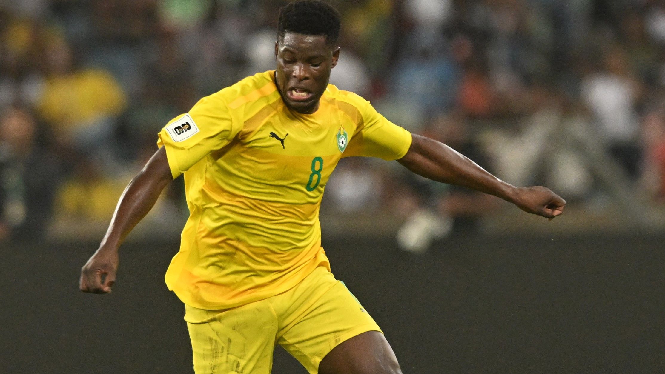 Marshall Munetsi, Zimbabwe, Lyle Foster, South Africa, October 2025