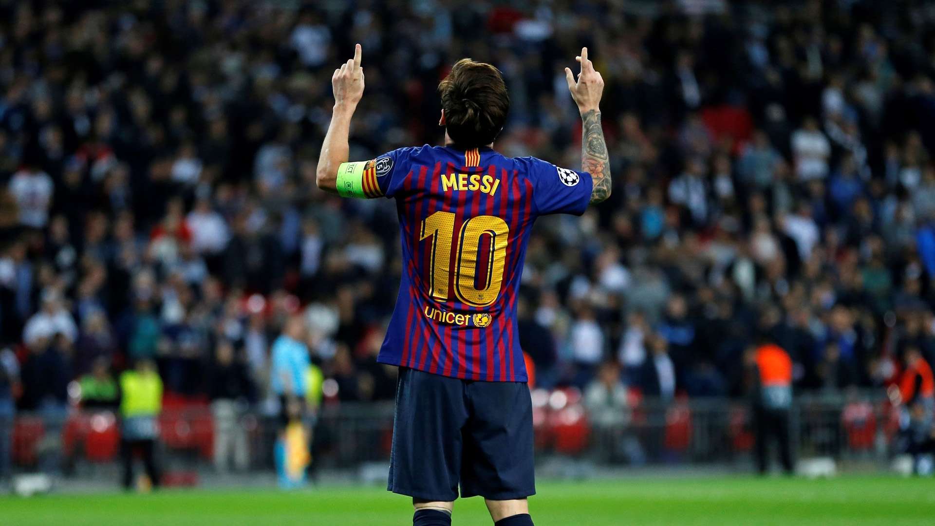 Lionel Messi CL Barca 2018