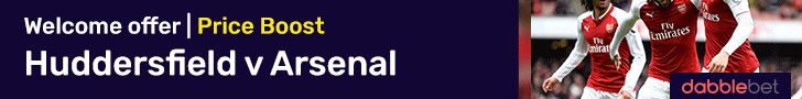 Huddersfield Arsenal dabblebet offer