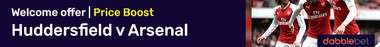 Huddersfield Arsenal dabblebet offer