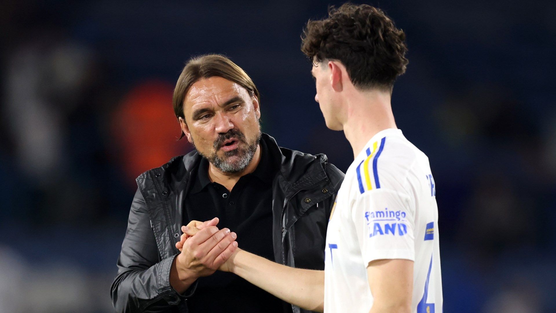 Daniel Farke Archie Gray Leeds 2023-24