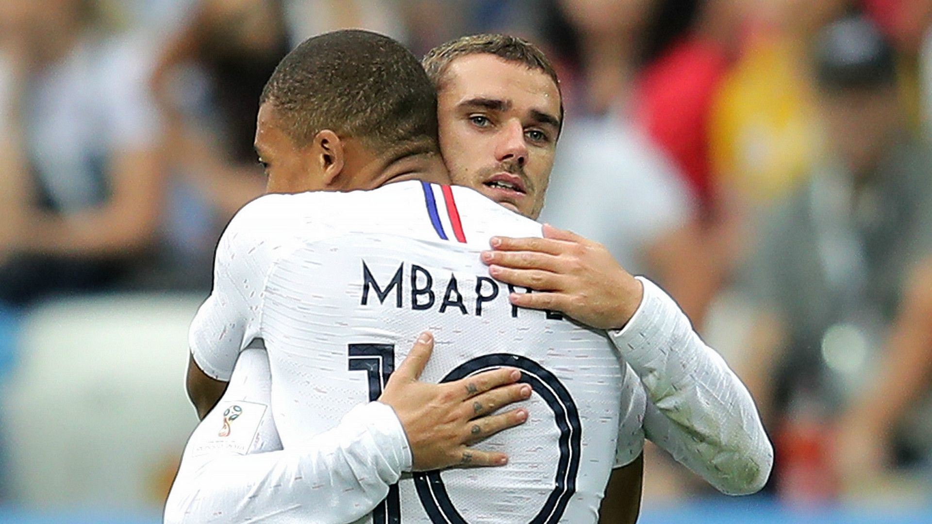 Kylian Mbappe Antoine Griezmann France 2018