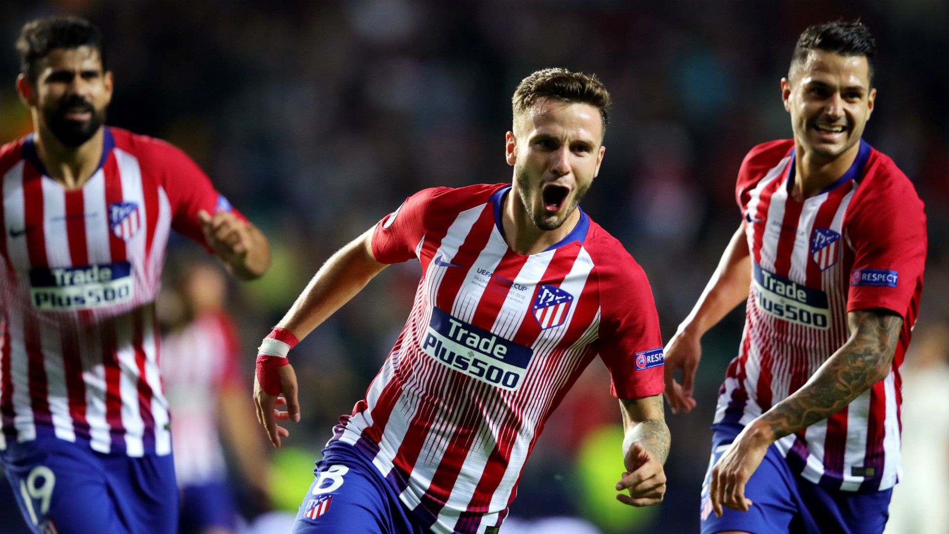 Diego Costa Saul Niguez Atletico Madrid