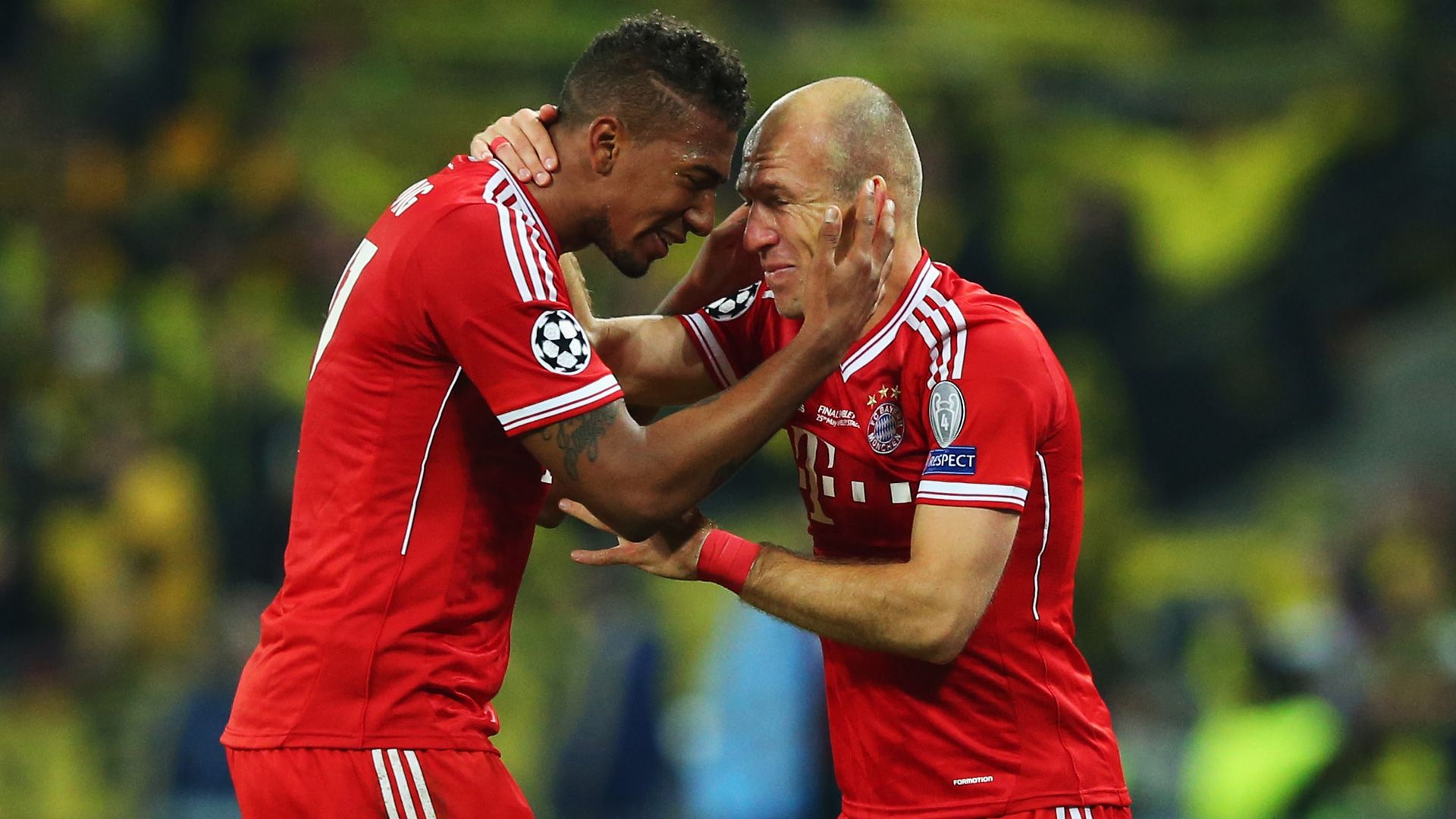 Arjen Robben Jerome Boateng Bayern München Bundesliga 05252013