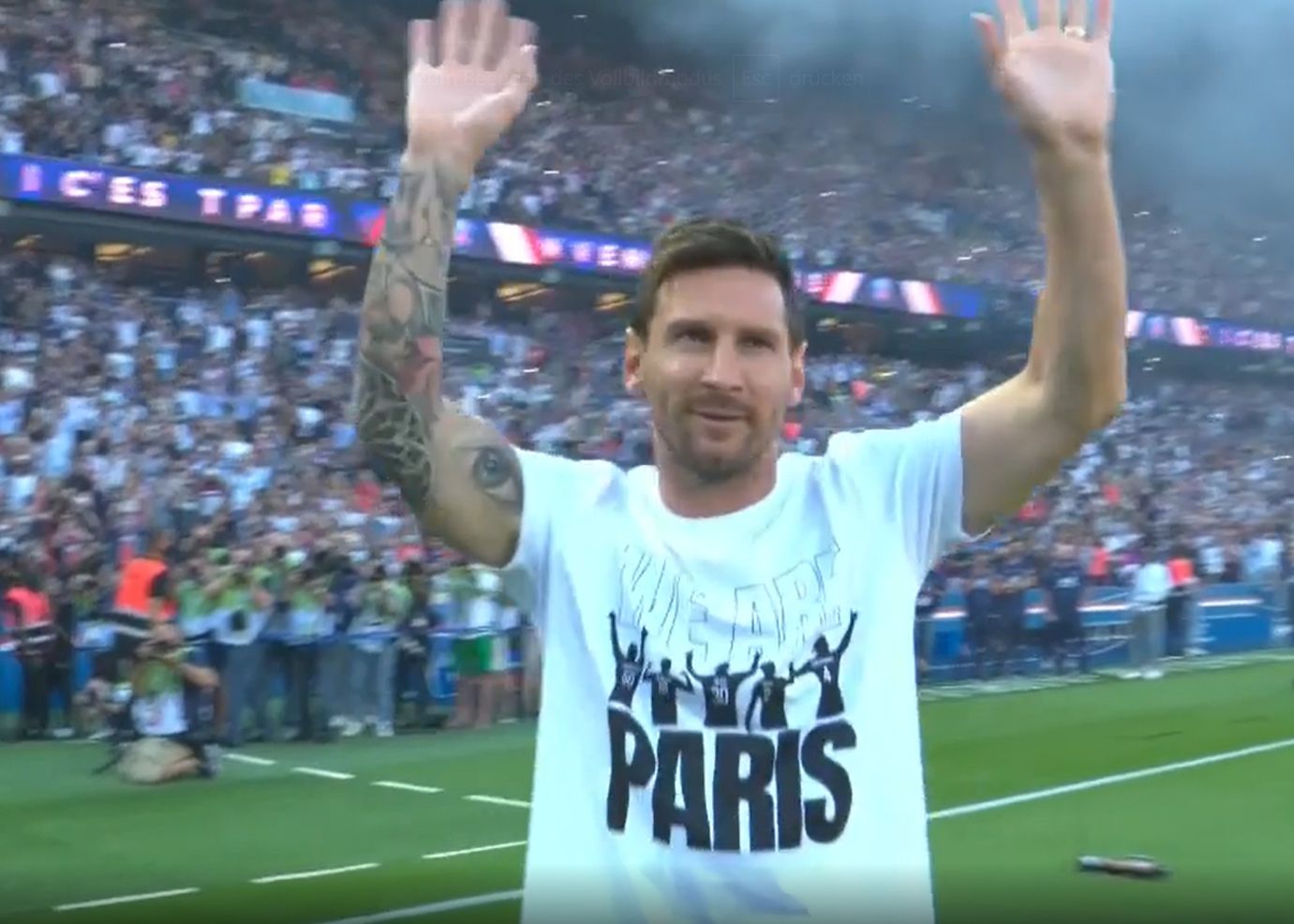MESSI PSG PRINZENPARK VORSTELLUNG