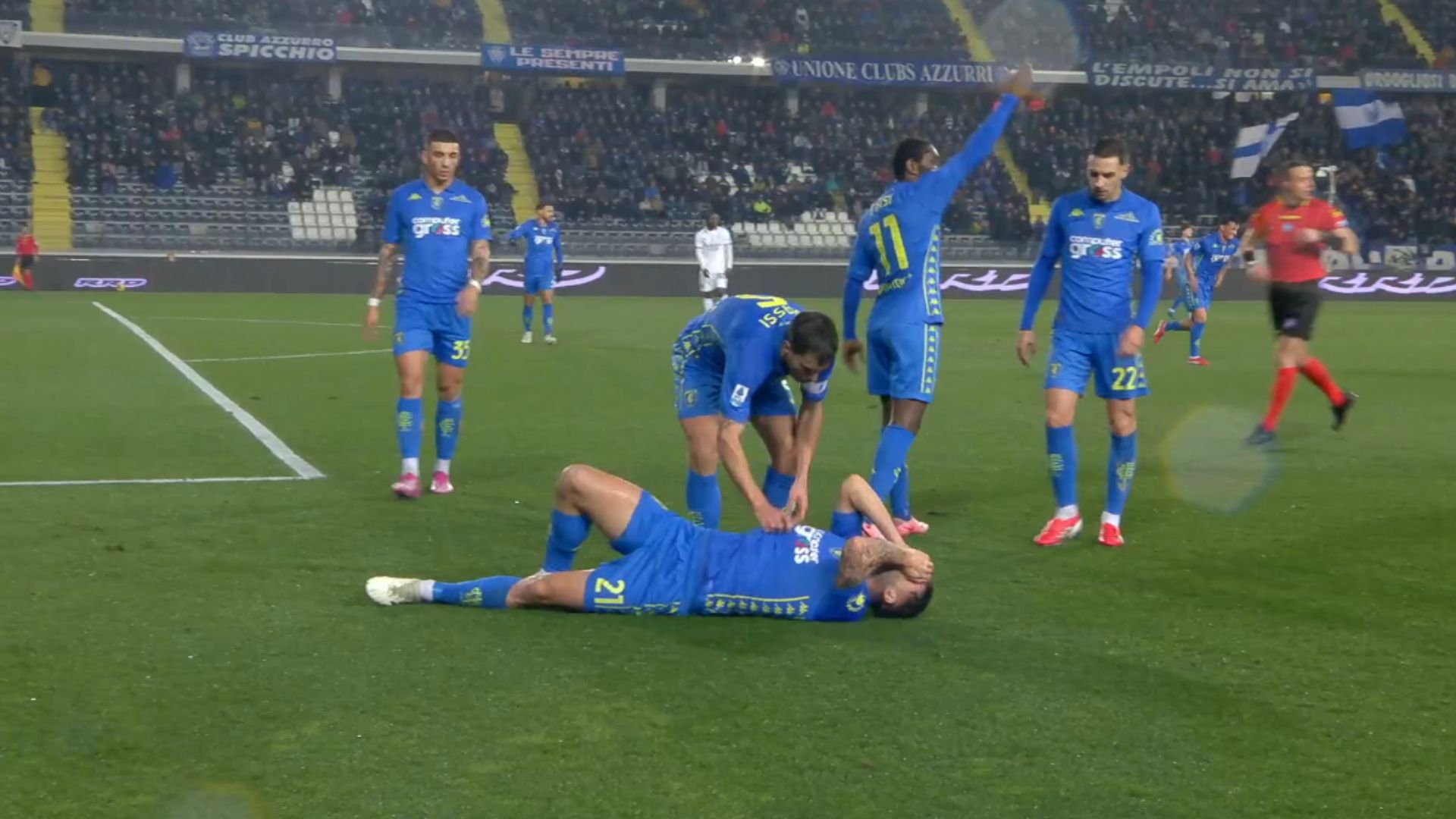 Infortunio Viti Empoli Milan