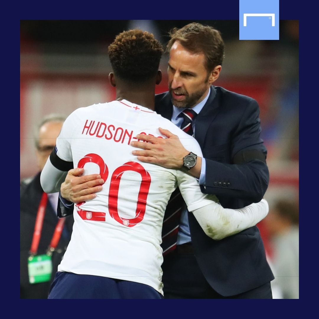 Callum Hudson-Odoi Gareth Southgate England GFX