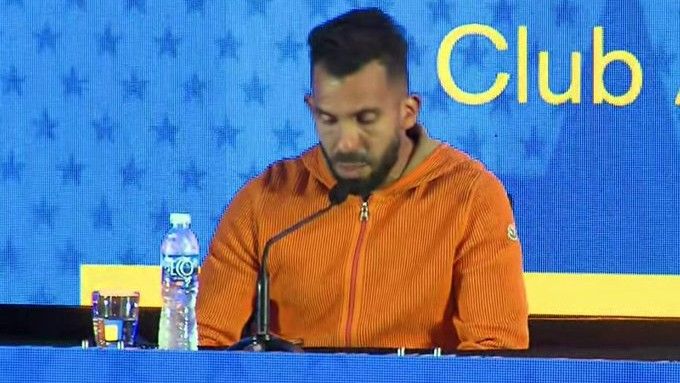 captura Tevez Boca Juniors conferencia 04062021