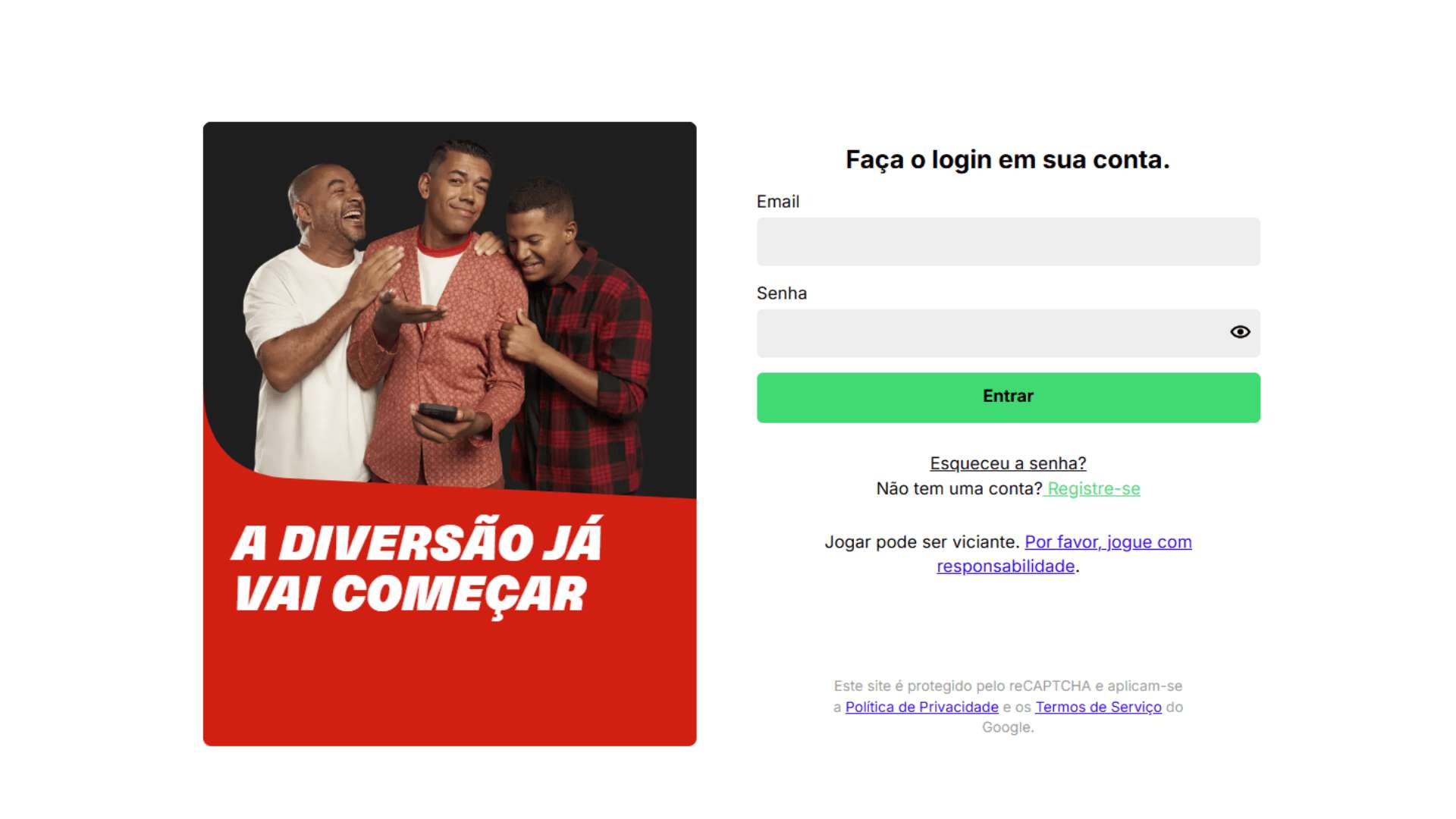 Formulario de cadastro KTO
