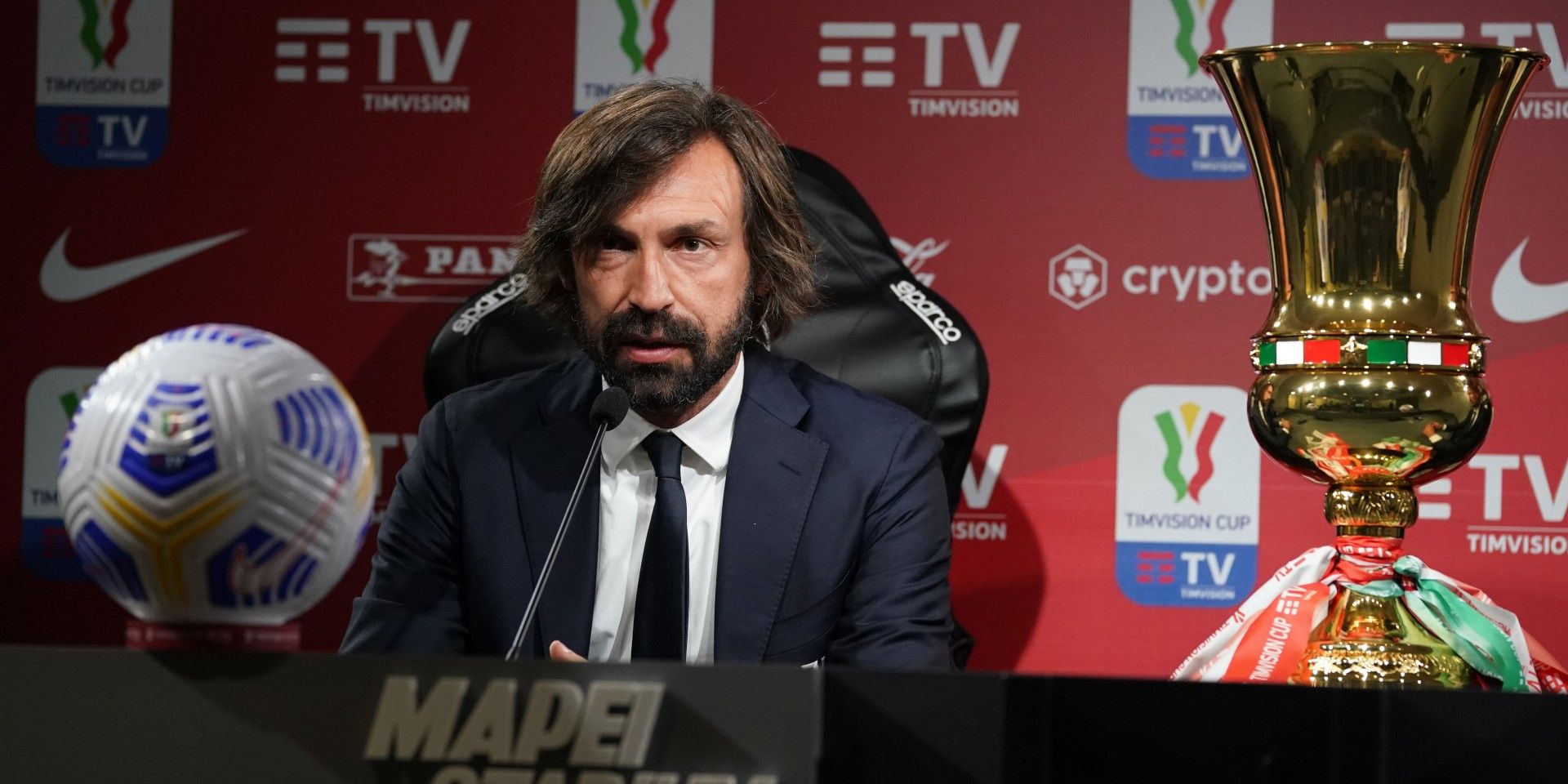 Andrea Pirlo Atalanta Juventus press conference Coppa Italia final 18052021