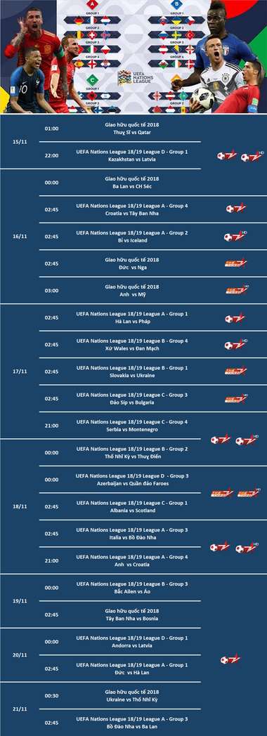 Lịch Nations League