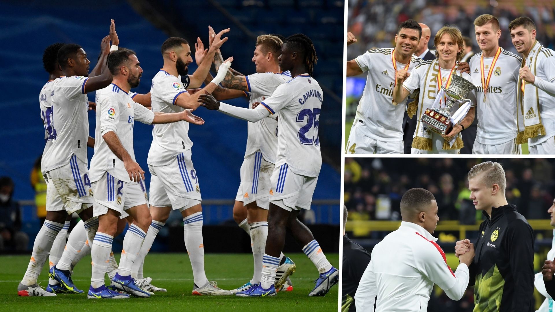 Real Madrdi - Erling Haaland - Kylian Mbappe