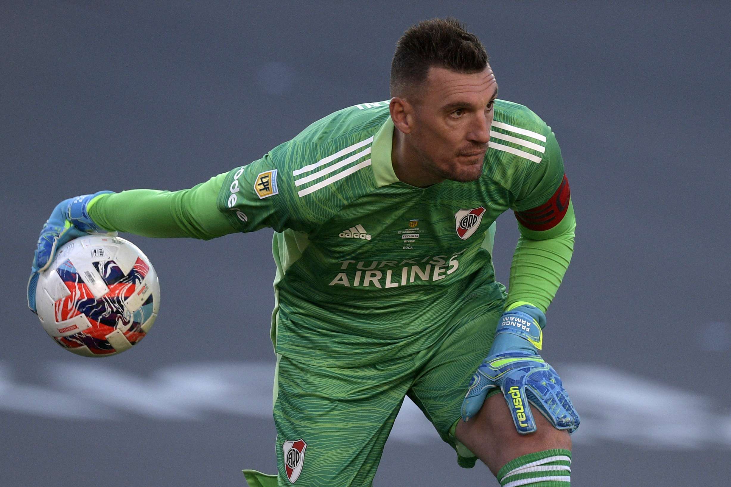 Franco Armani River Plate Boca Juniors Torneo Liga Profesional 031021