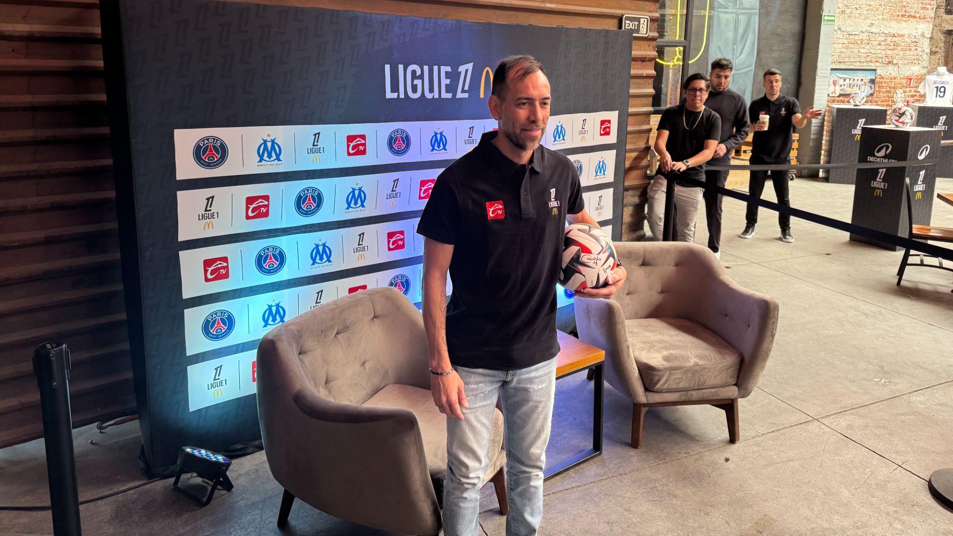 César Delgado Evento Ligue 1 CDMX