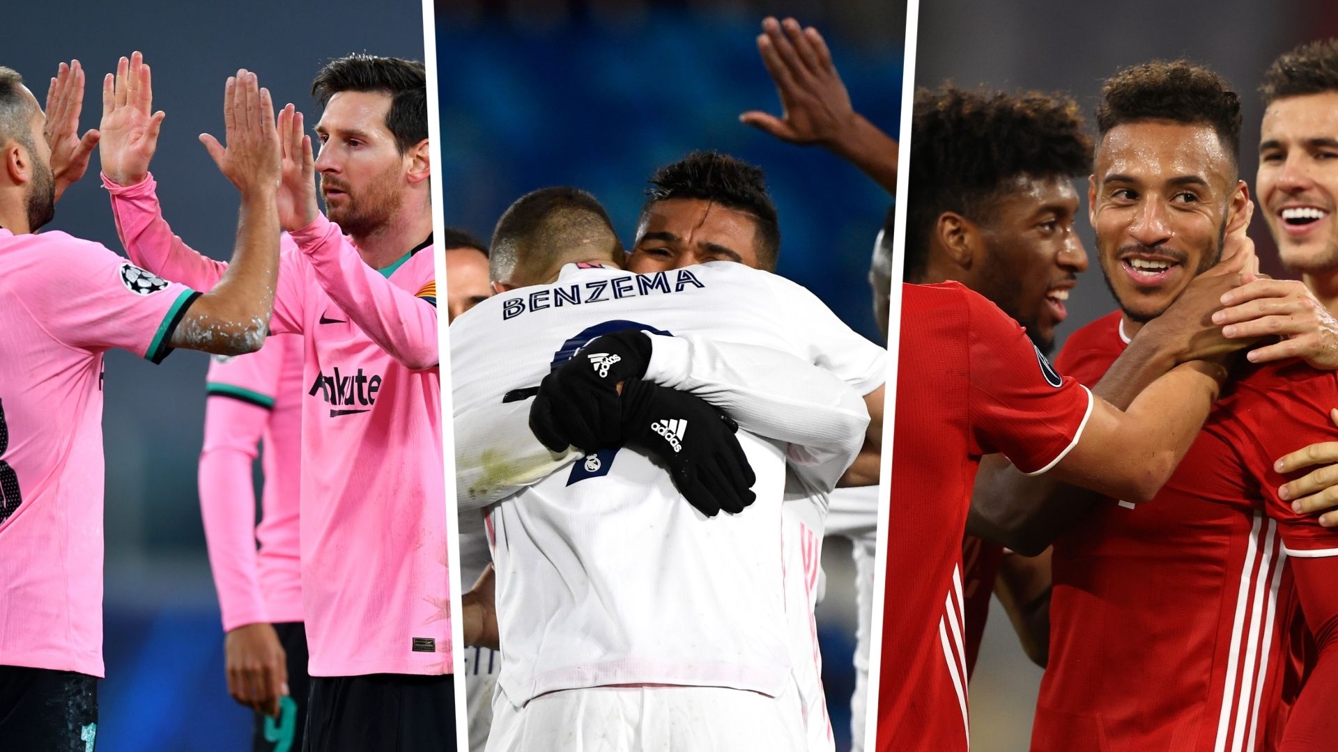 Barcelona Bayern Real Madrid