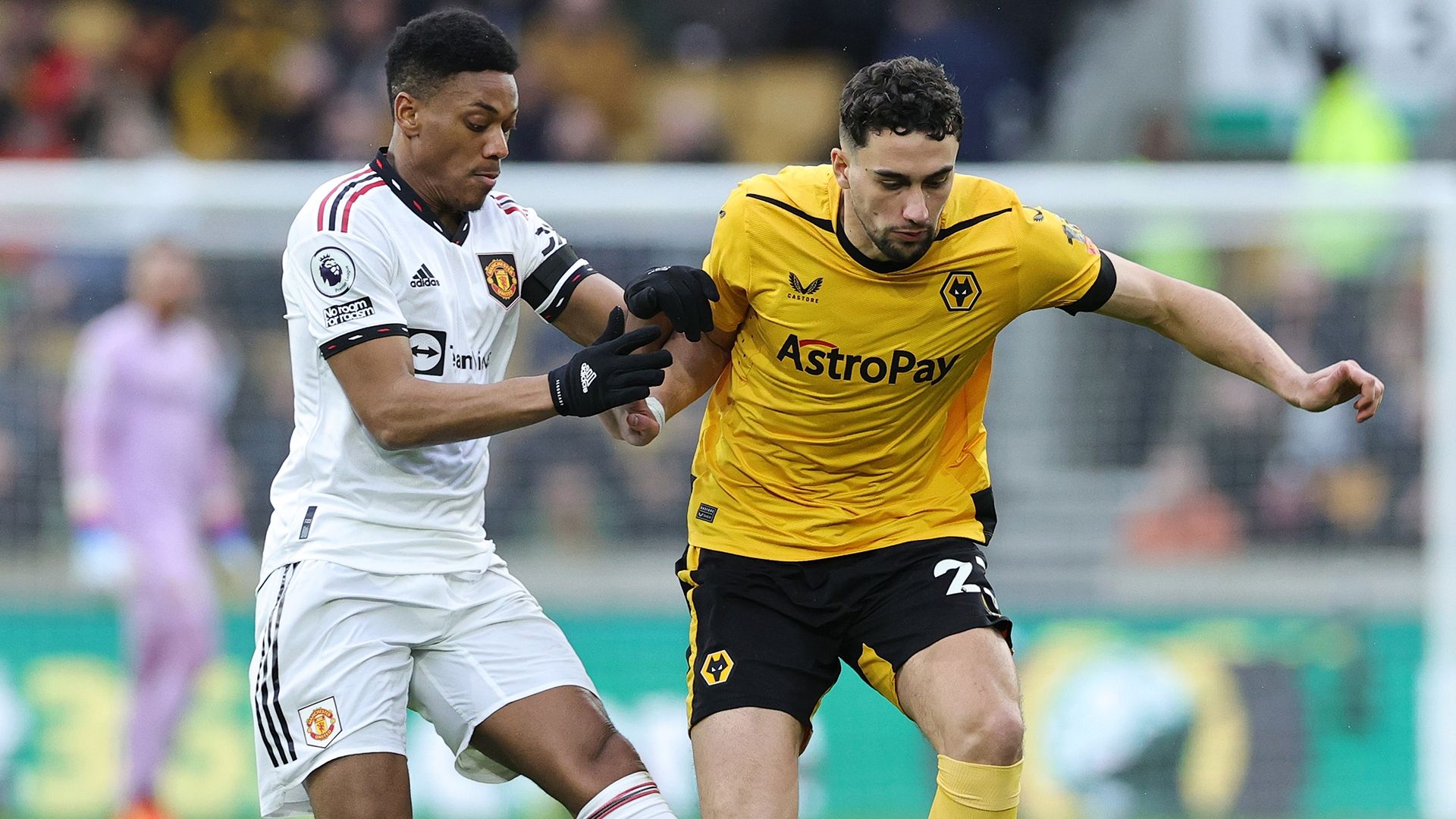 Anthony Martial Max Kilman Man Utd Wolves