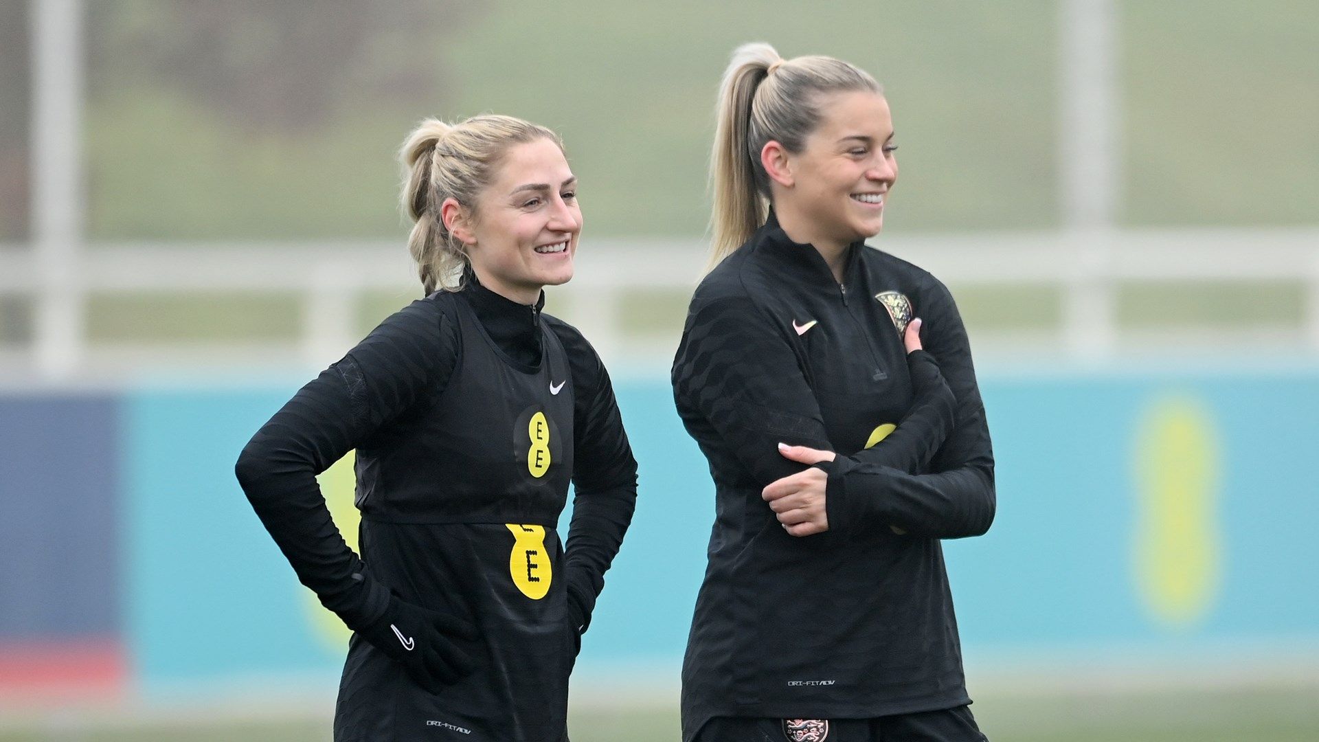 Laura Coombs Alessia Russo England Women training 2022-23