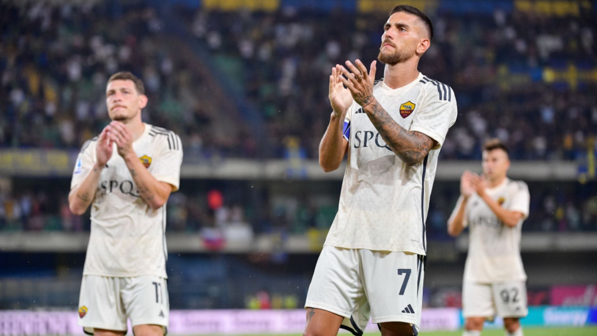 Pellegrini Belotti El Shaarawy Verona Roma 2023_2024